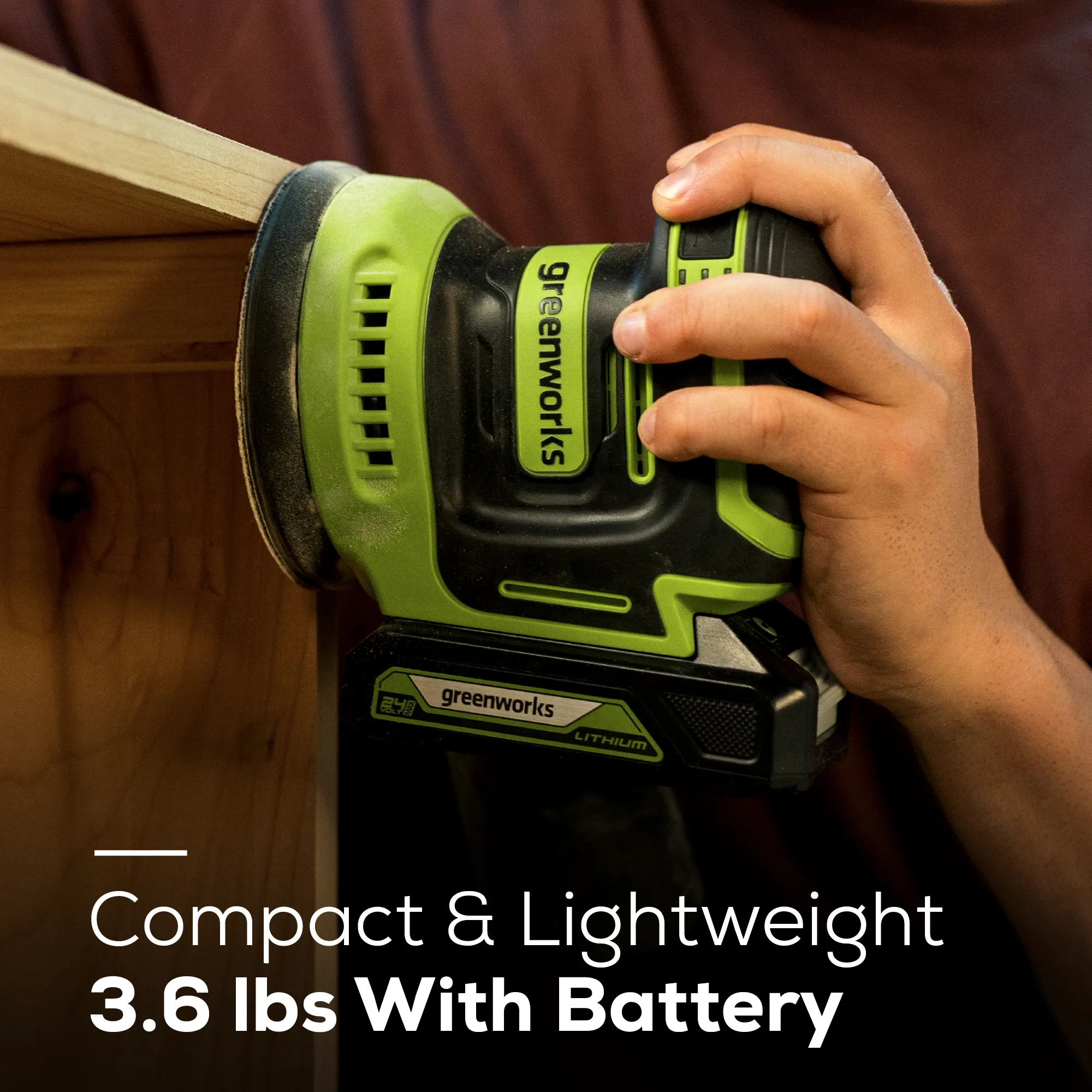 24V Cordless Battery Orbit Sander (Tool Only)