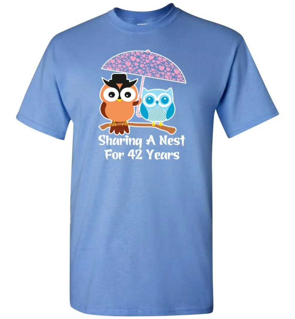 42 Years Wedding Anniversary Gifts Valentine's Day T-shirt