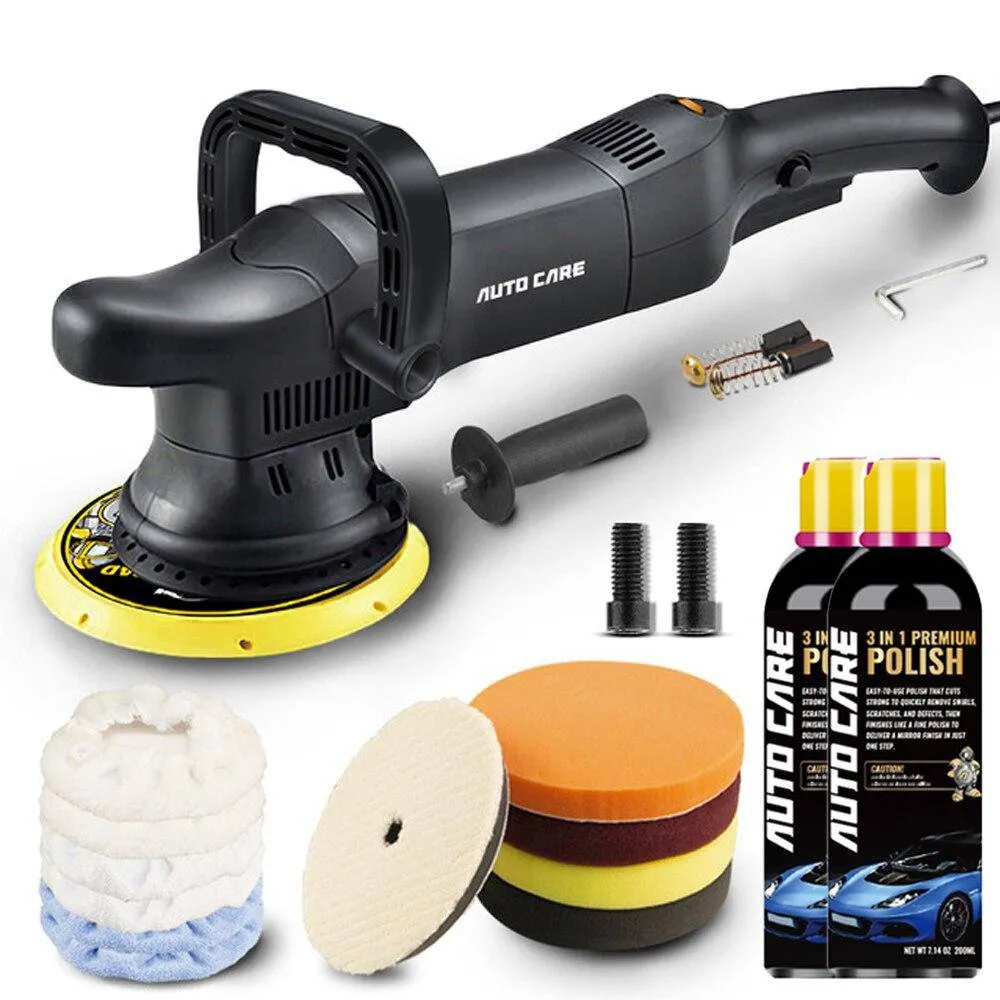 700W Car Polishing Machine DA 6inch 21mm Orbit Dual Action Auto Polisher Variable Speed Sander/Buffing Machine