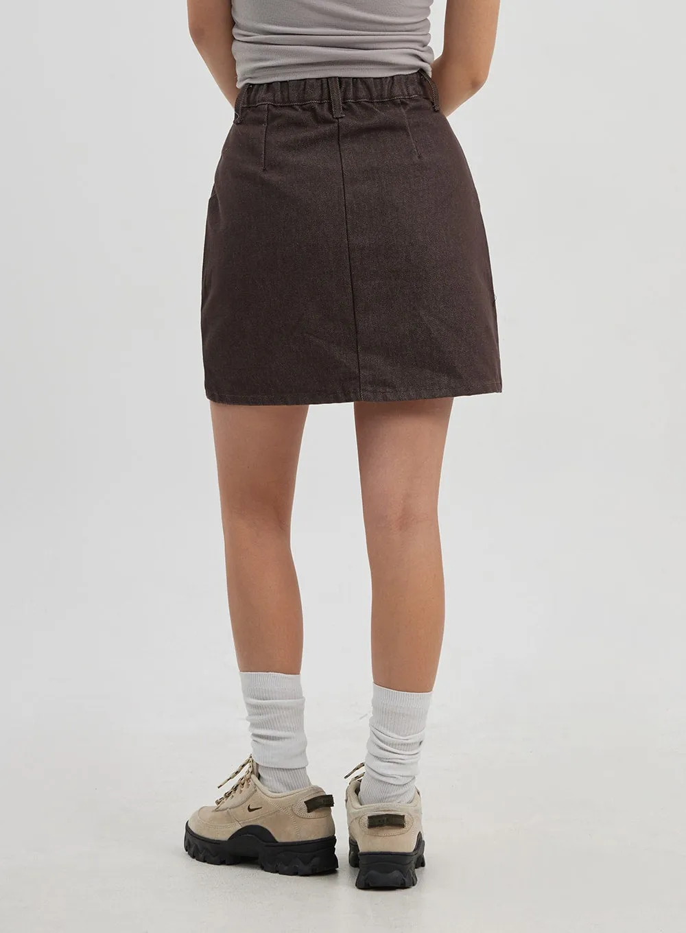 A-Line High Waist Mini Skirt CJ326