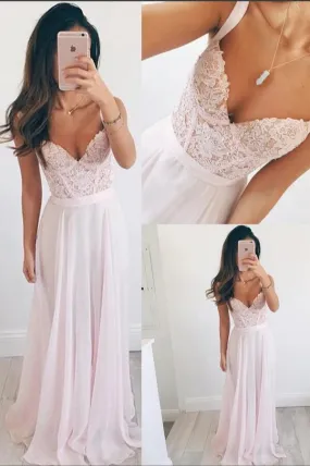 Baby Pink Prom Dress, Evening Dress ,Winter Formal Dress, Pageant Dance Dresses, Back To School Party Gown, PC0596