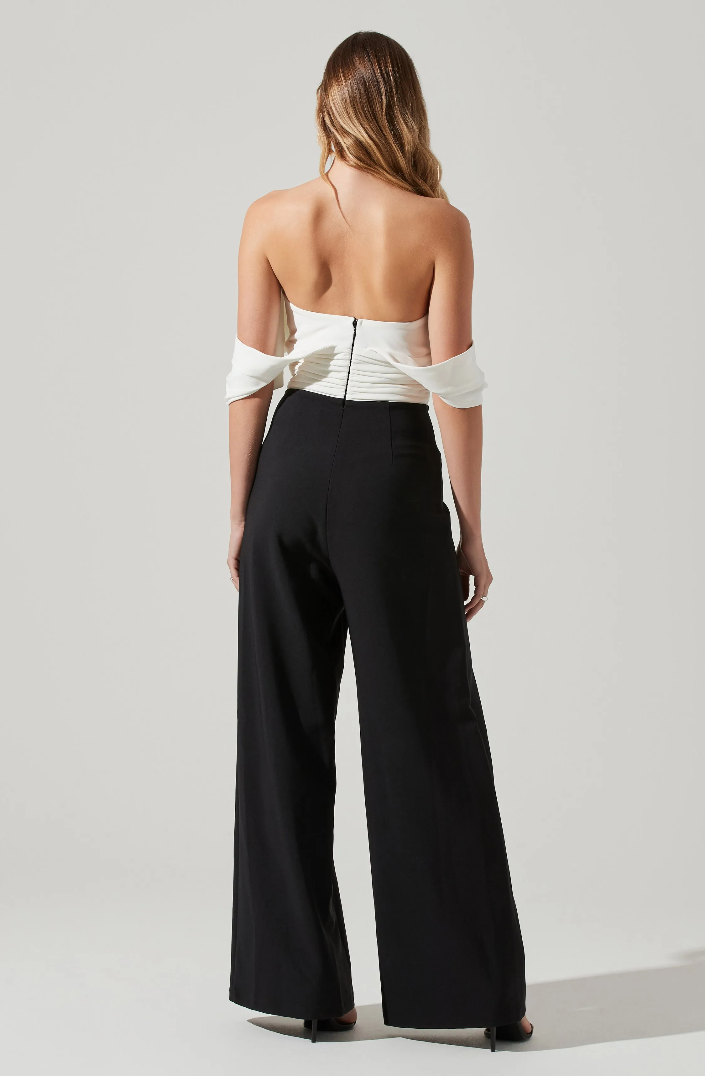 Betania Color Block Wide Leg Jumpsuit