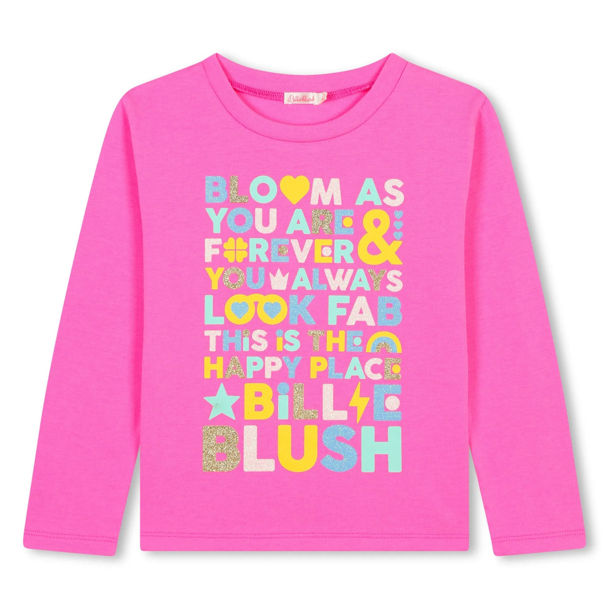 Billieblush Girls Pink Long Sleeve T-Shirt U20642