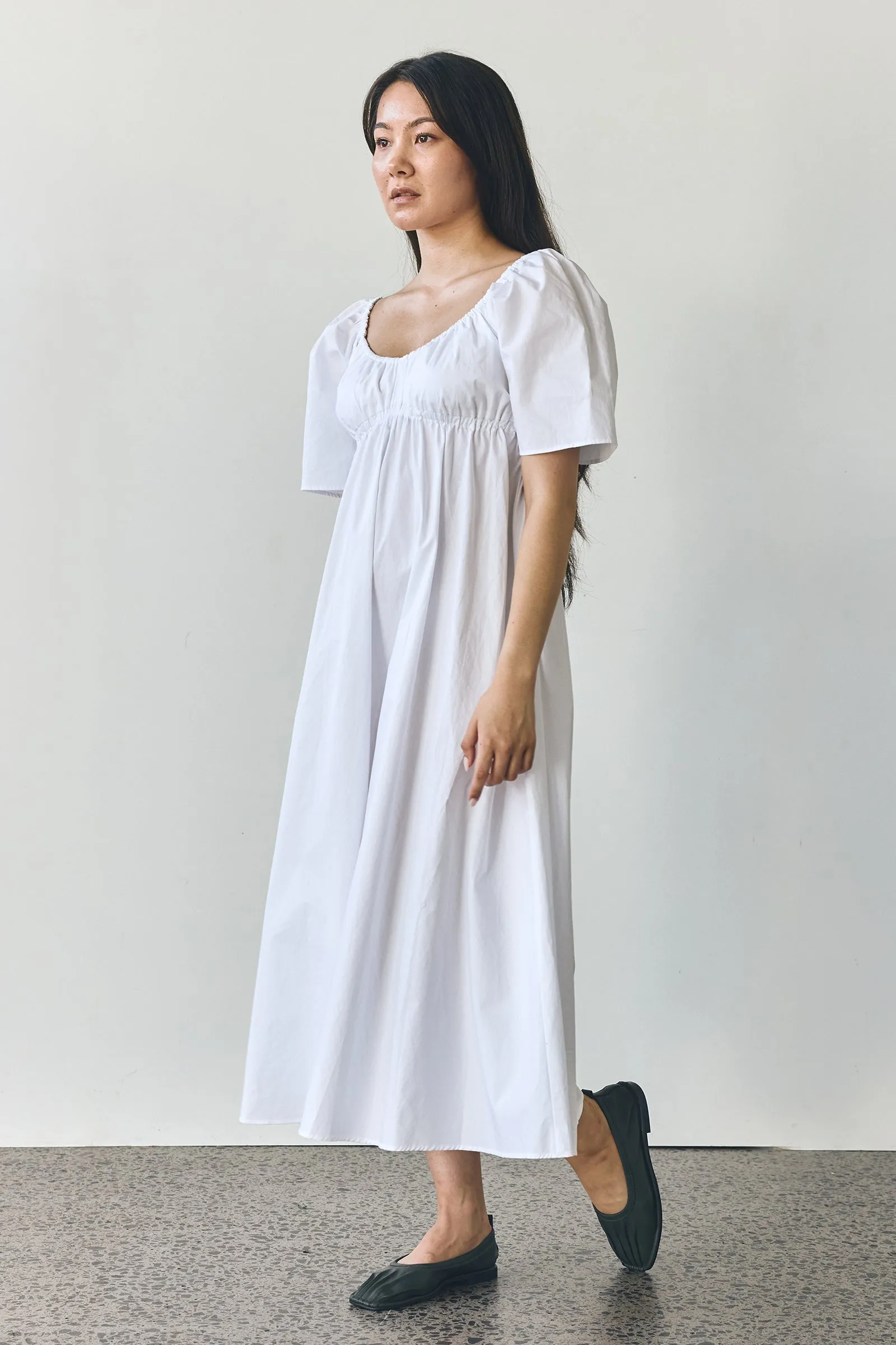 Bodice Deux Dress in White