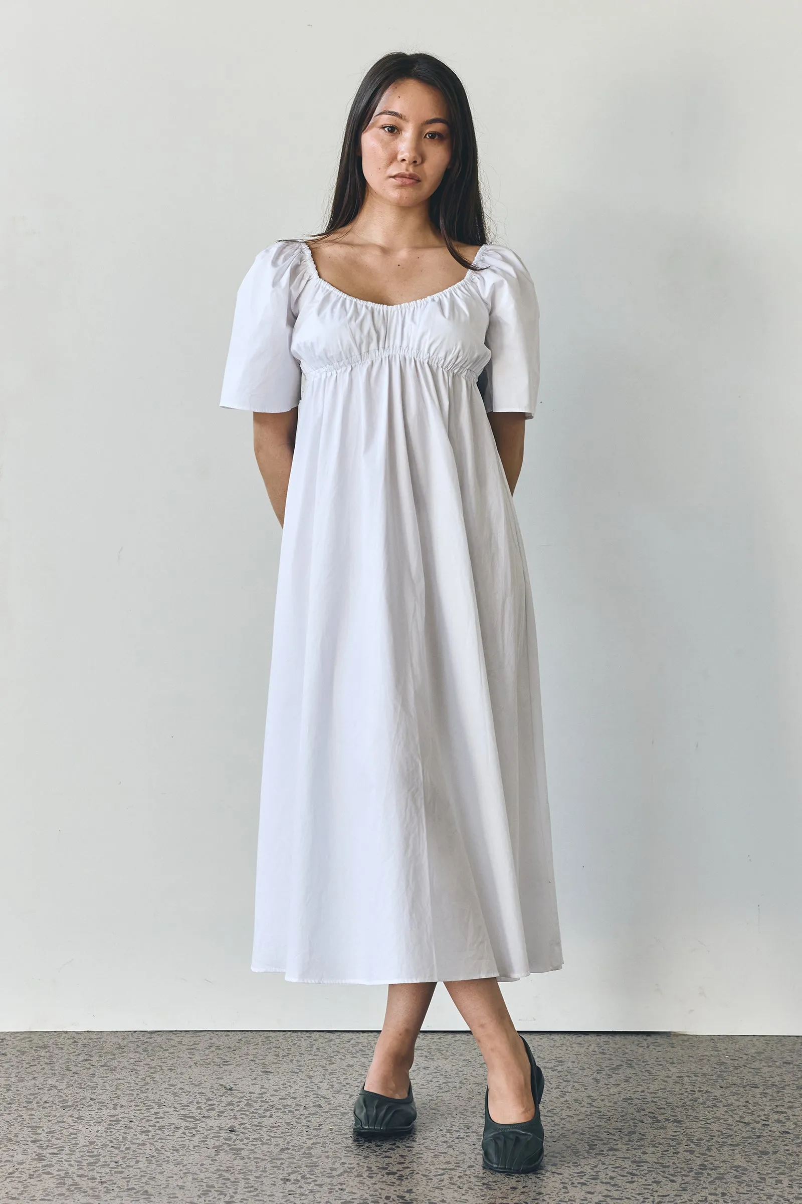 Bodice Deux Dress in White