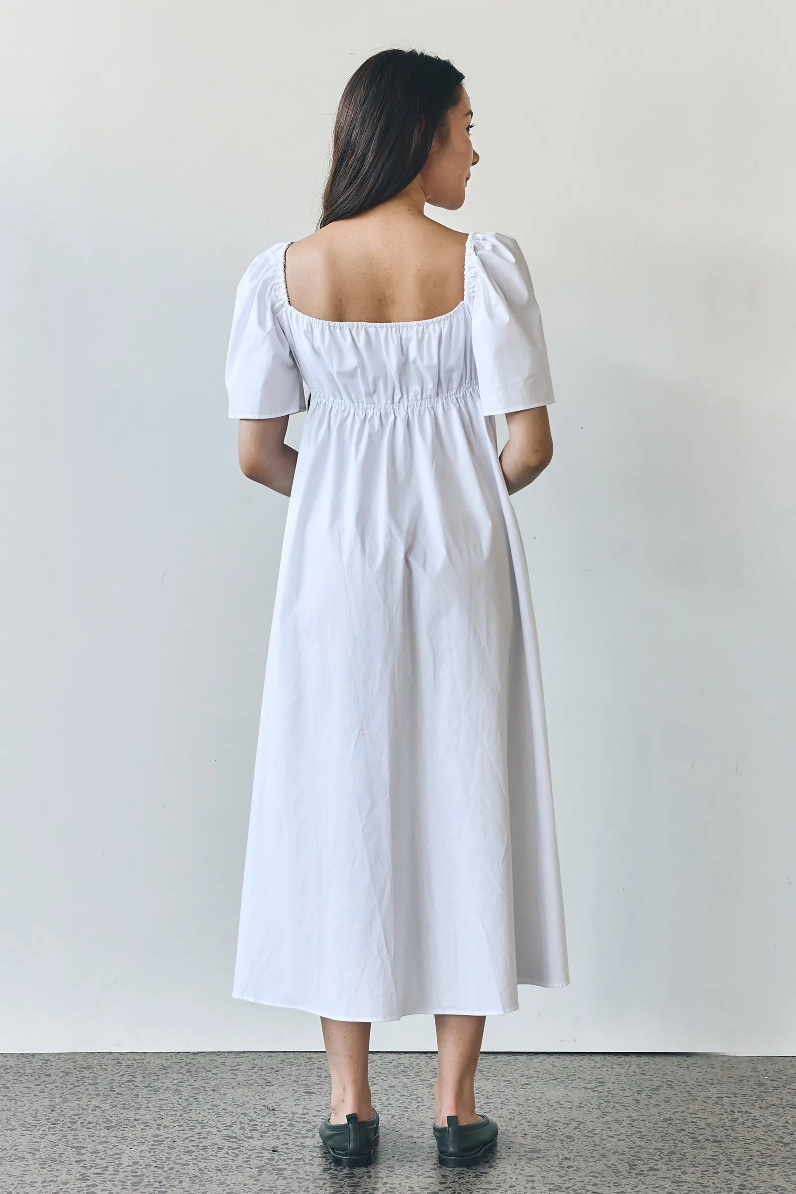 Bodice Deux Dress in White