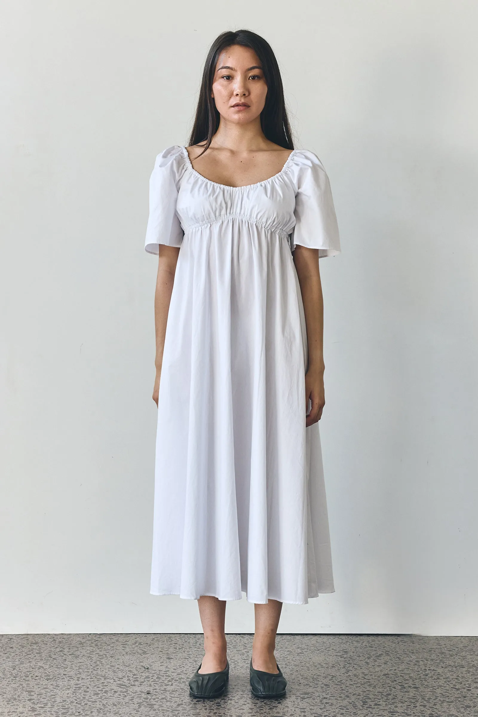 Bodice Deux Dress in White