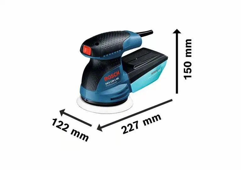 BOSCH GEX 125-1 AE PROFESSIONAL HEAVY DUTY RANDOM ORBIT SANDER (125MM,250W)