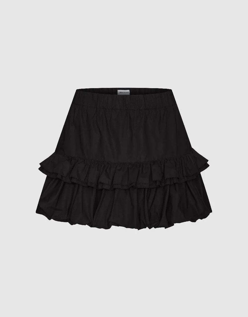 Bubble Hem Mini A-Line Skirt