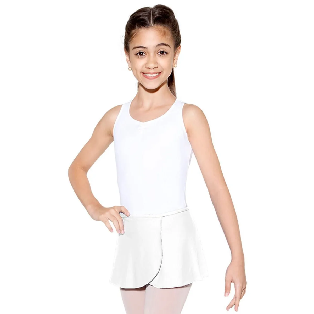 Child Studio Line Wrap Front Skirt