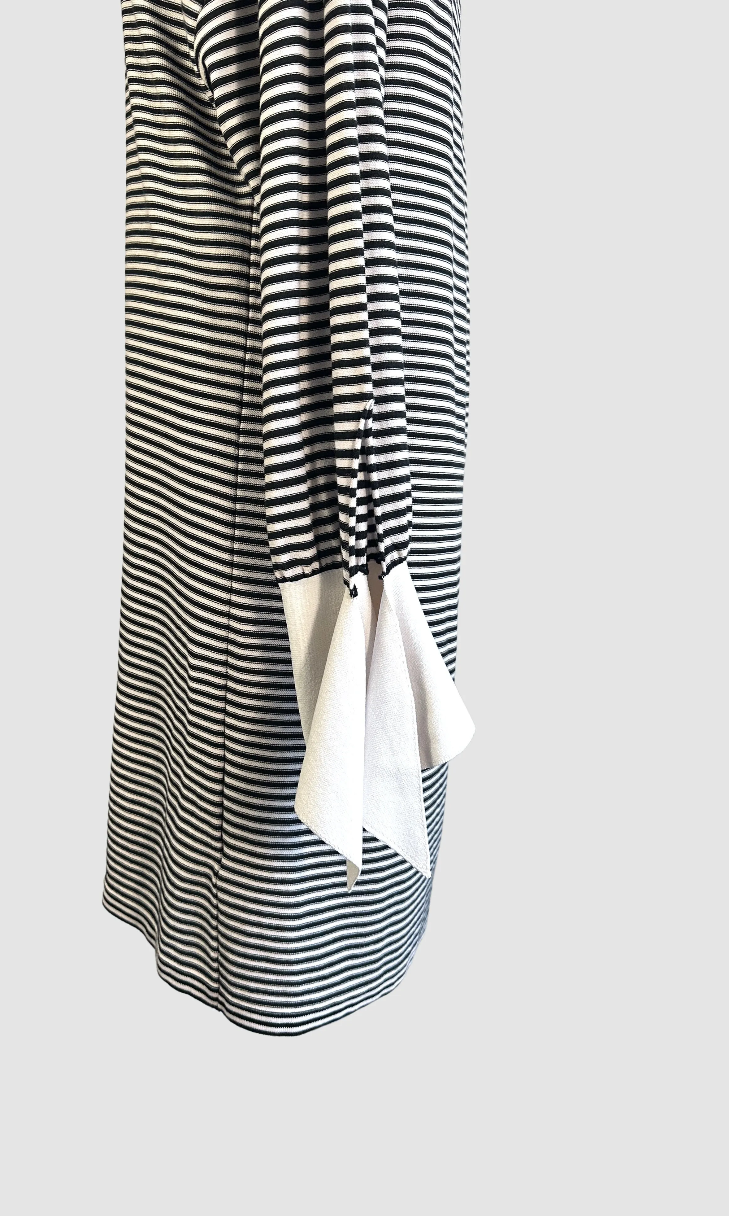 CHLOE Striped Knit T Shirt Dress  Medium