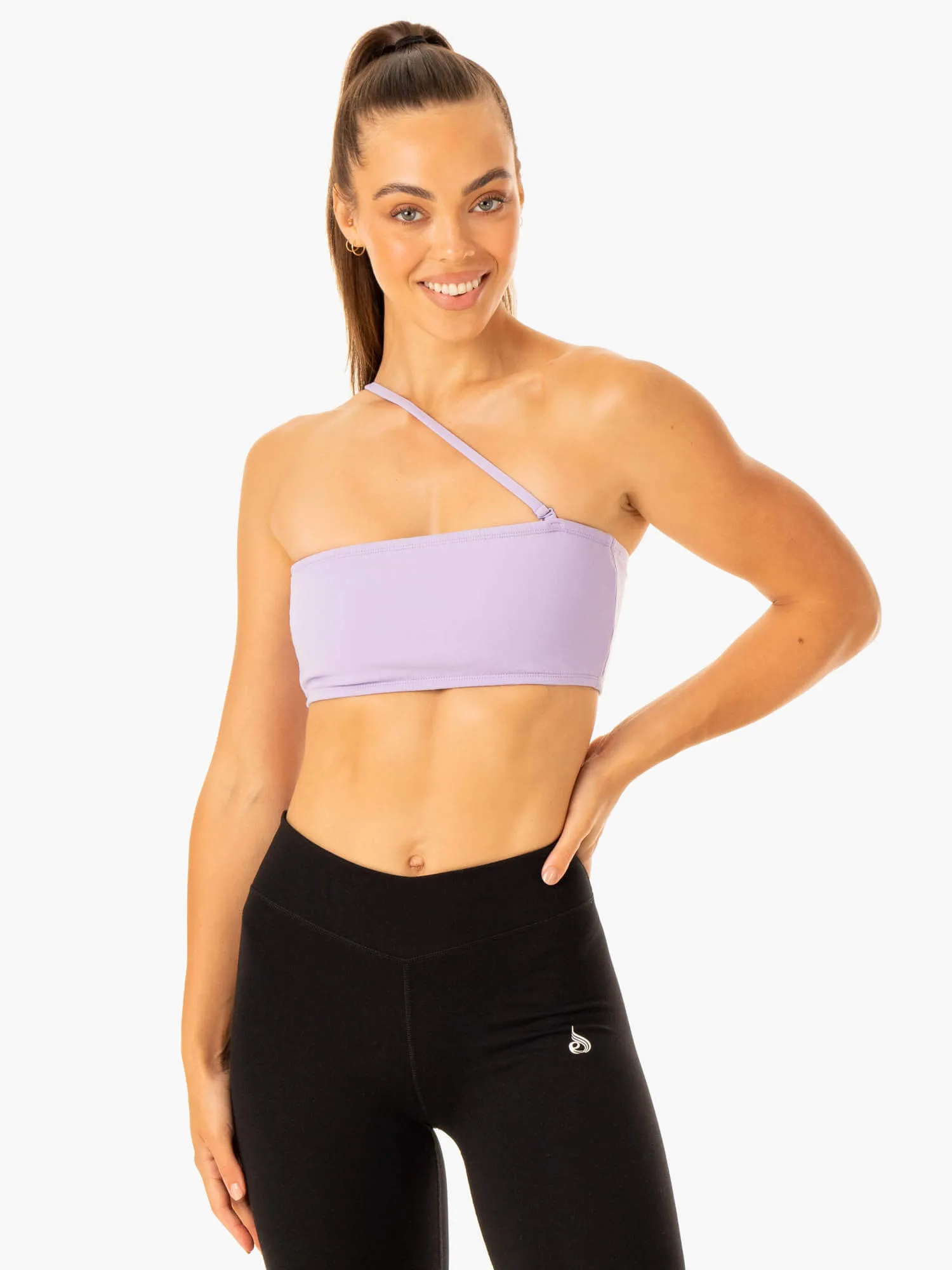 Convertible Bandeau Sports Bra - Lavender