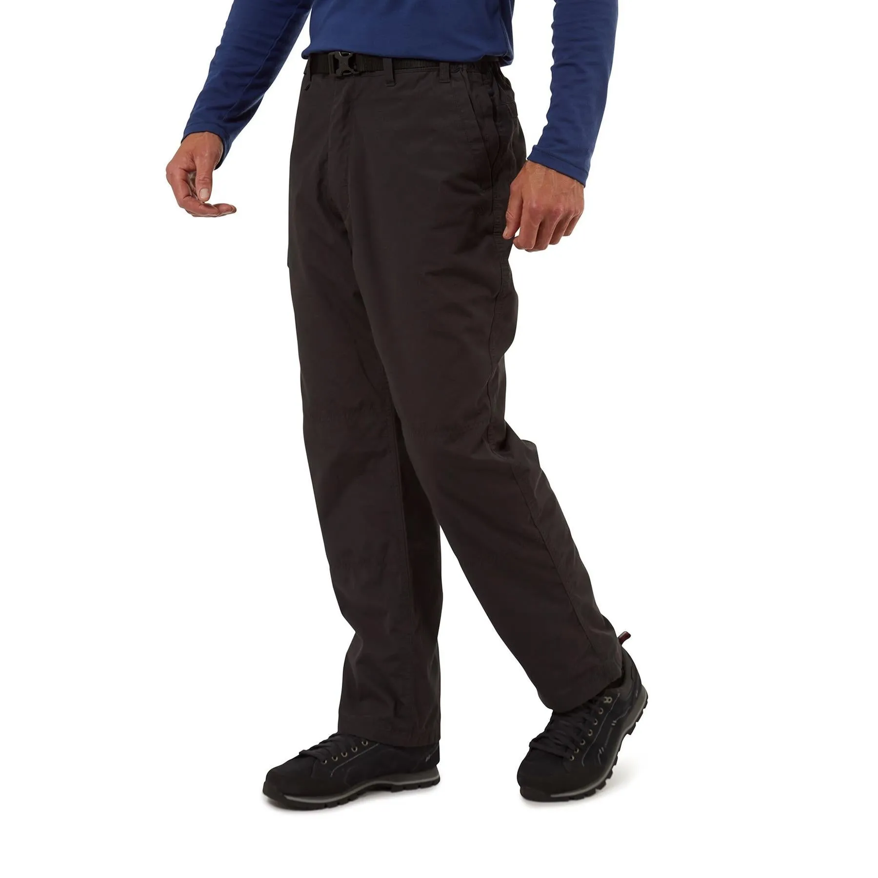 Mens Craghoppers Kiwi Winter Lined Warm Fleece Trousers with Belt