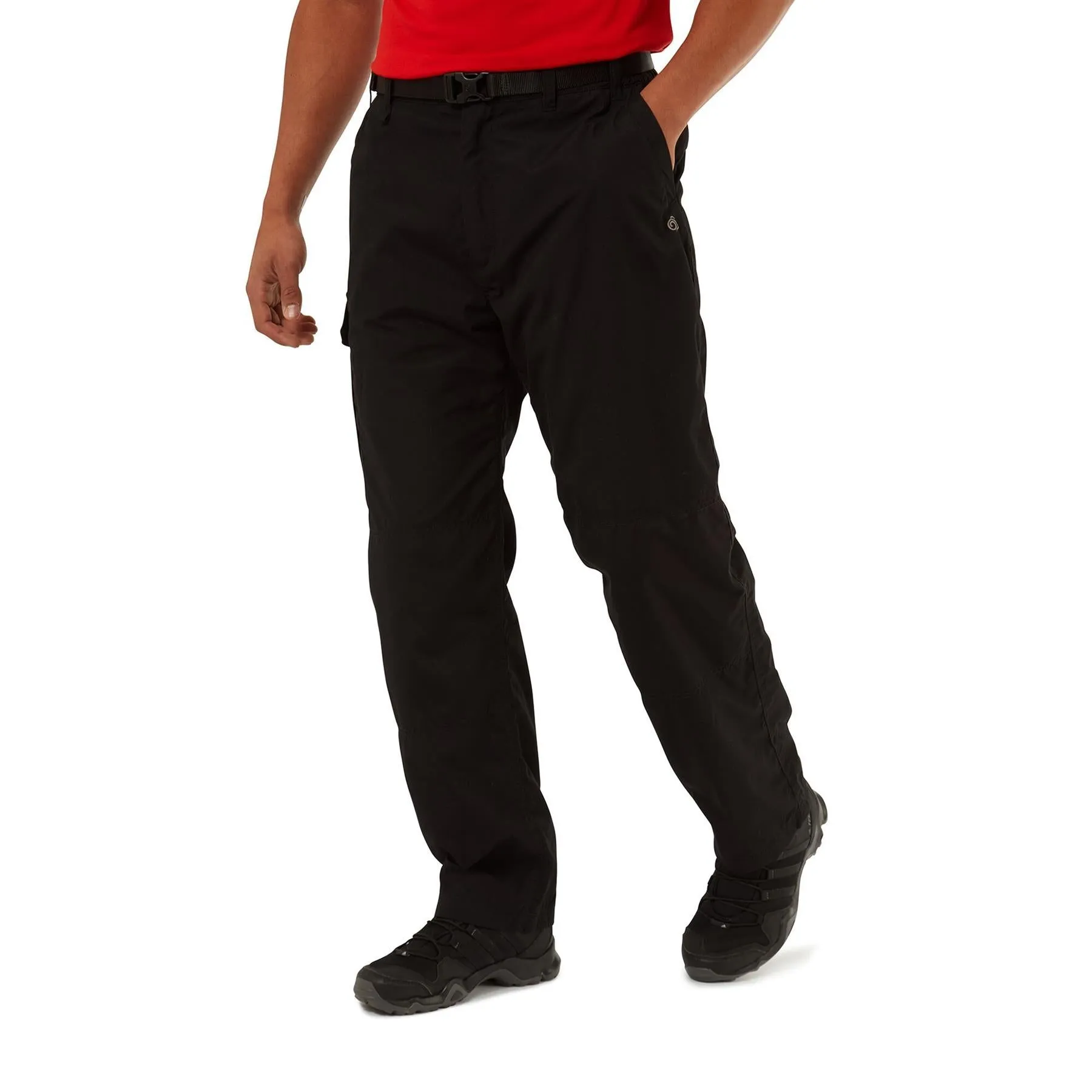 Mens Craghoppers Kiwi Winter Lined Warm Fleece Trousers with Belt