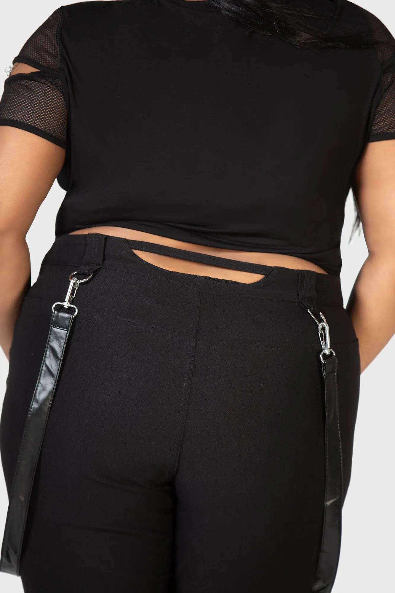 Cutout Bondage Trousers [PLUS]