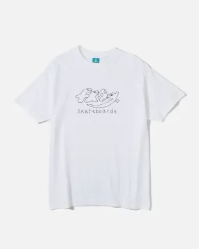 Dino Logo Tee - White