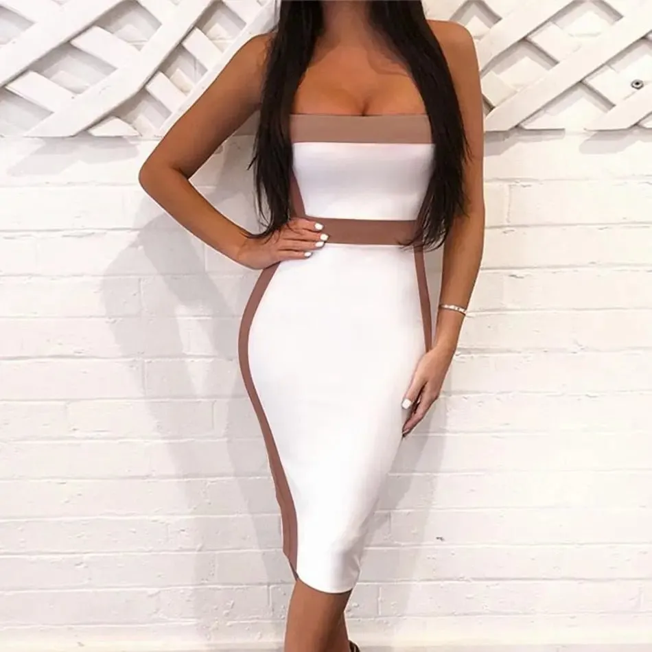 Elegant Sleeveless Bodycon  Dress