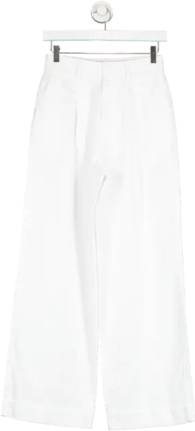 EVERLANE White Wide Leg Trousers W24