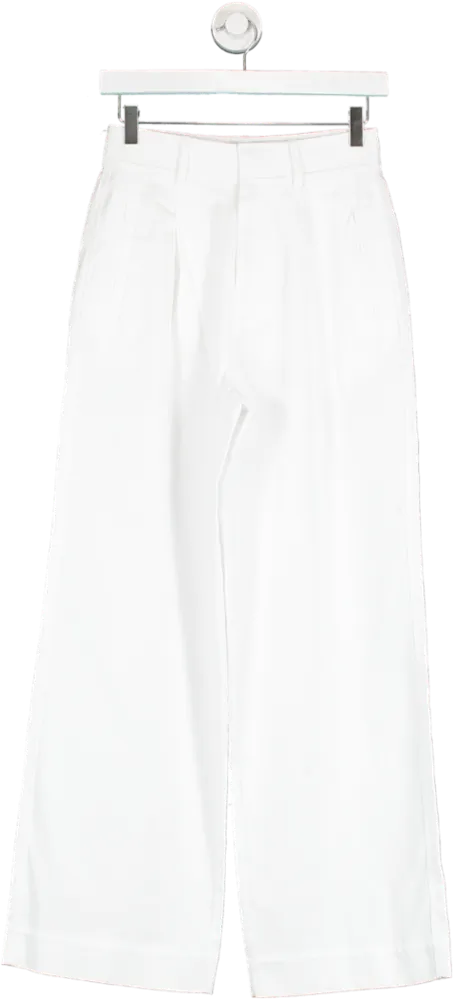 EVERLANE White Wide Leg Trousers W24