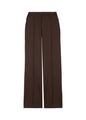 Flared punto trousers