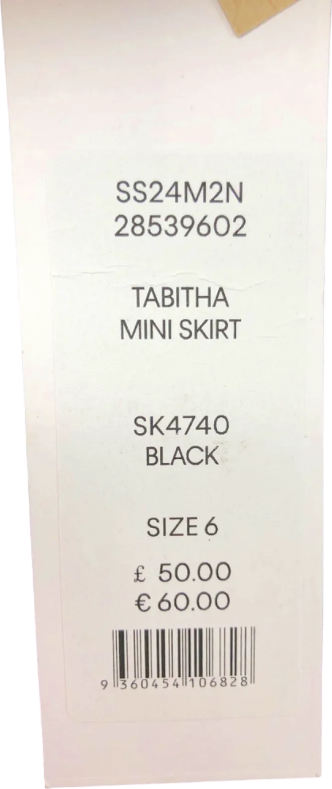 Forever New Black Tabitha Mini Skirt UK Size 6