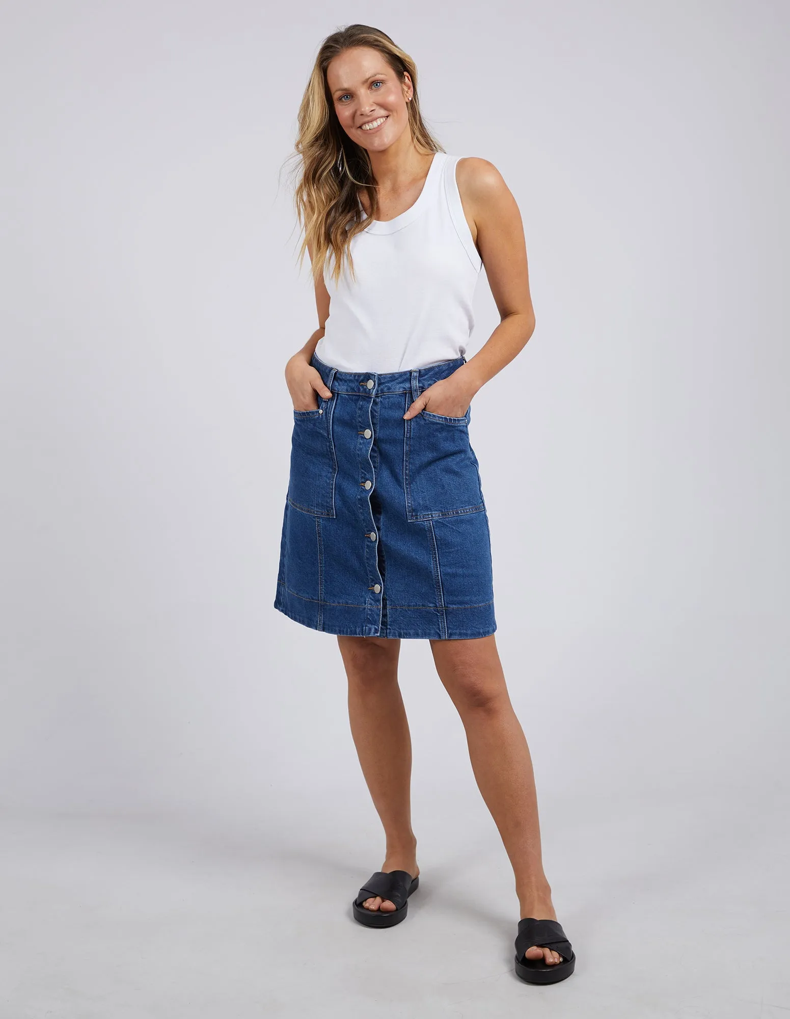 Foxwood Nolan Skirt - Dark Blue