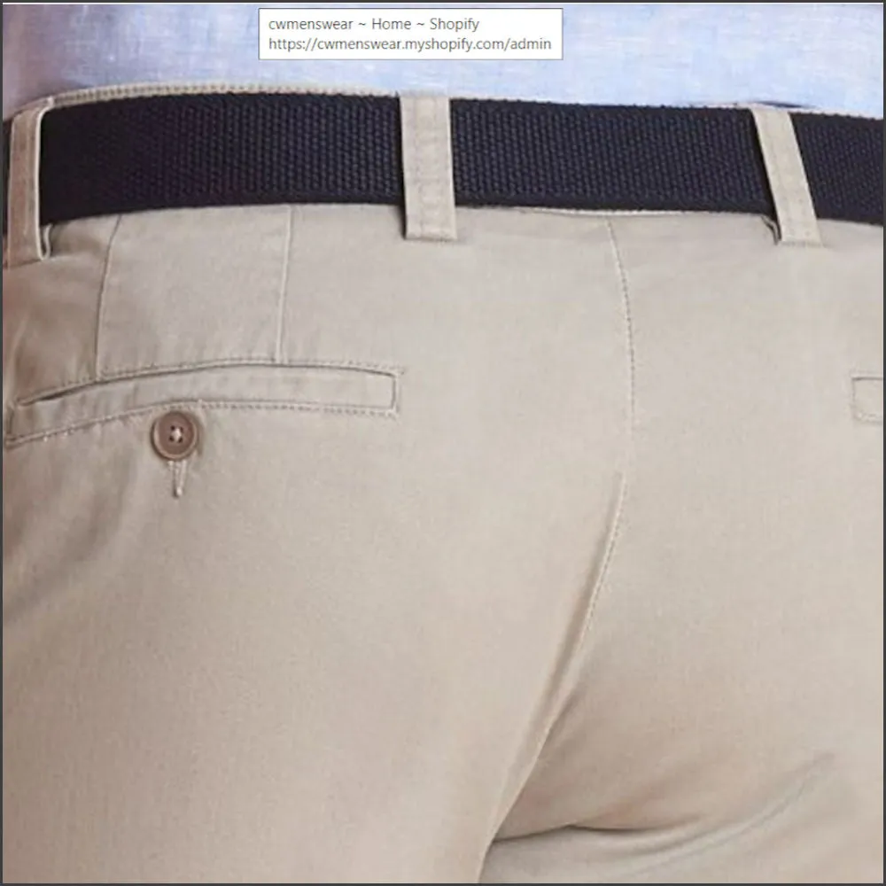 Gurteen Longford Pebble Stretch Cotton Chino*