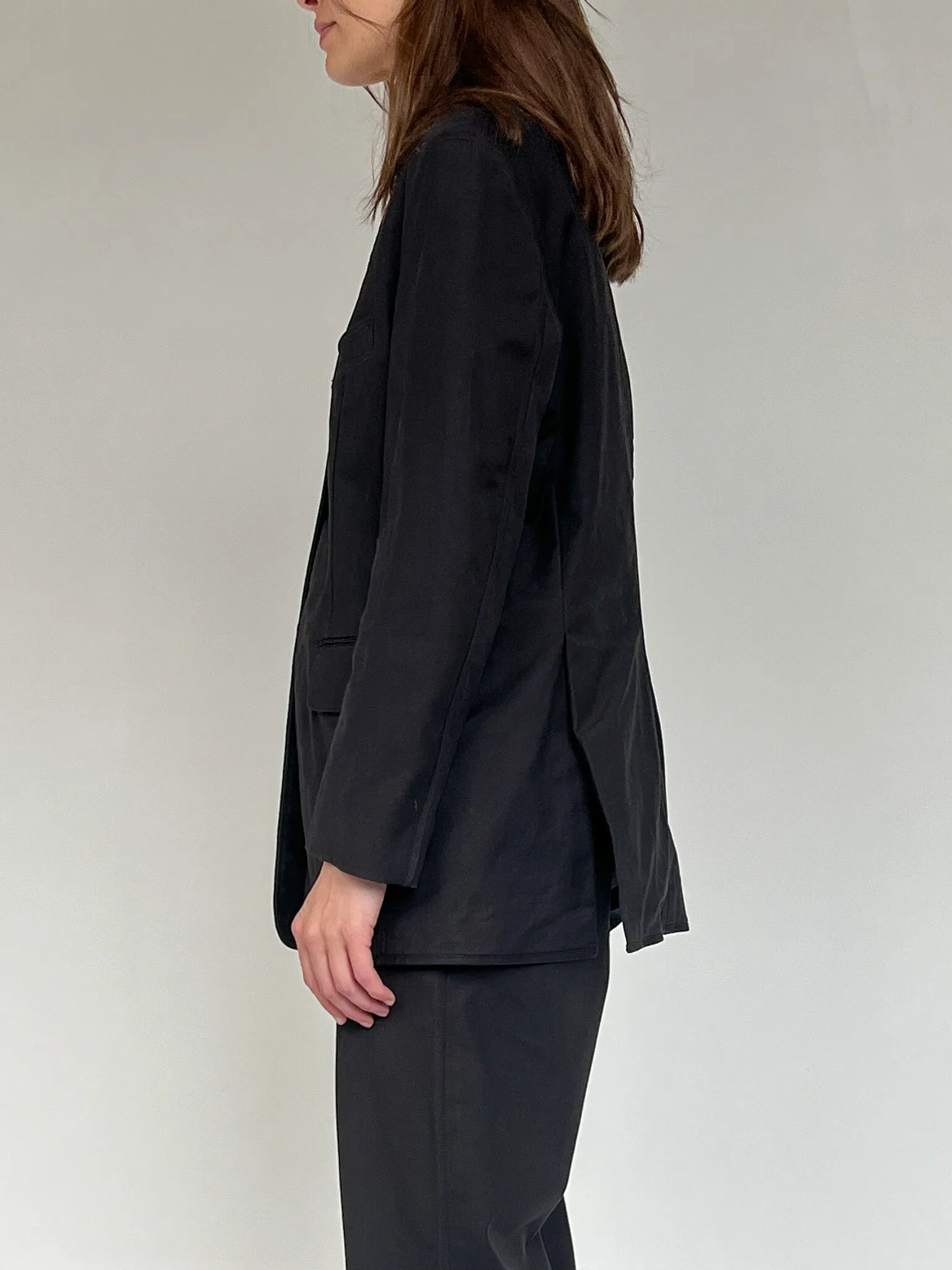 Jil Sander Black Cotton Blazer (L)