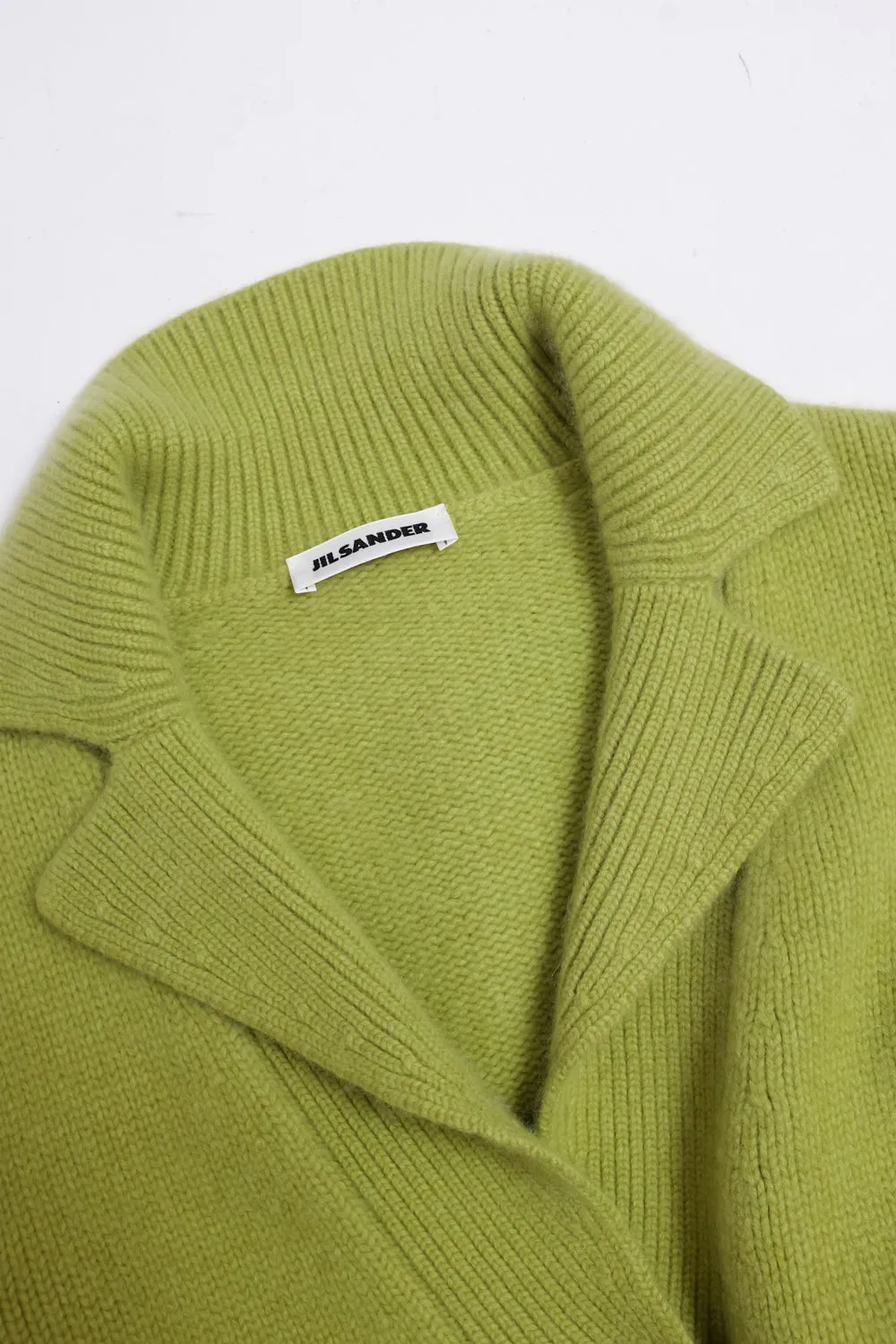 JIL SANDER PURE CASHMERE GREEN BLAZER JACKET