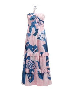 June Dress (Rose Garden Blue)