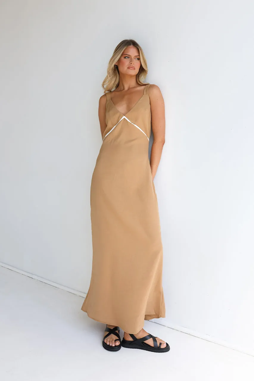 Larissa Maxi Dress | Tan