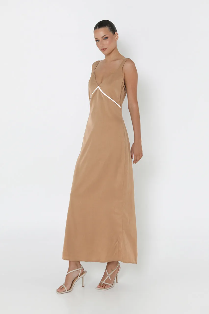 Larissa Maxi Dress | Tan