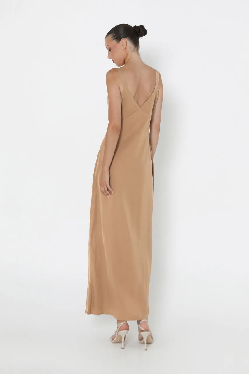 Larissa Maxi Dress | Tan