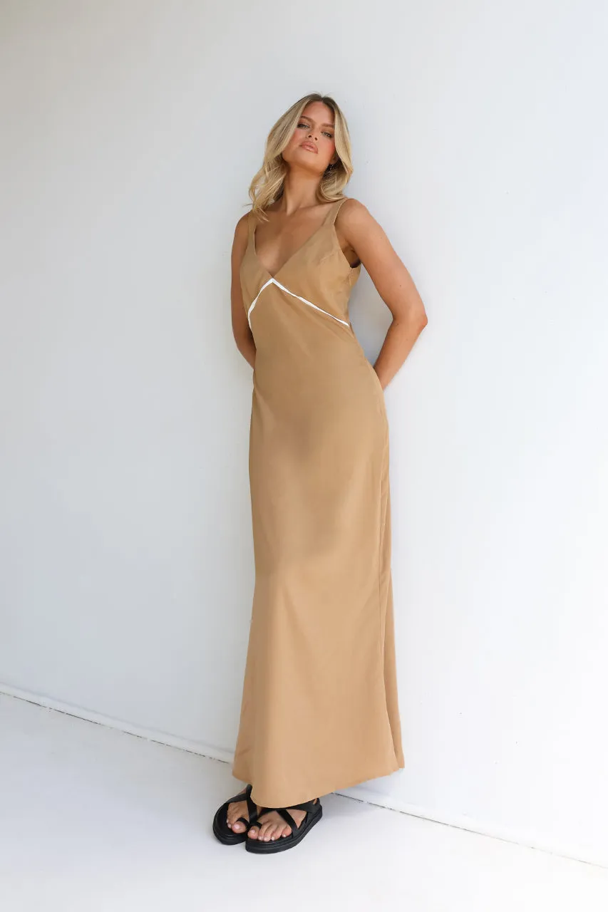 Larissa Maxi Dress | Tan