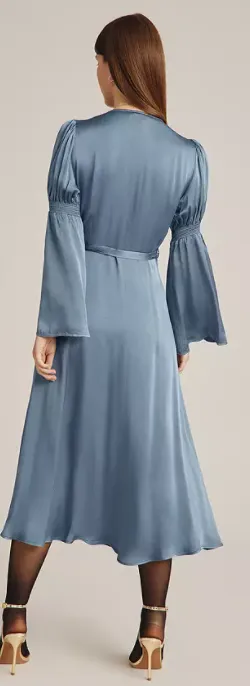 Maeve Satin Dress Blue