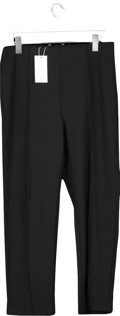 MANGO Black High Waist Skinny Trousers BNWT UK L