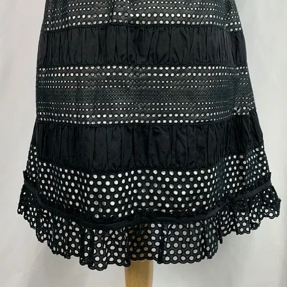 MarcJacobsBlack Dress With Lace Bottom