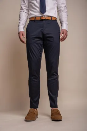 Mario Navy Trousers