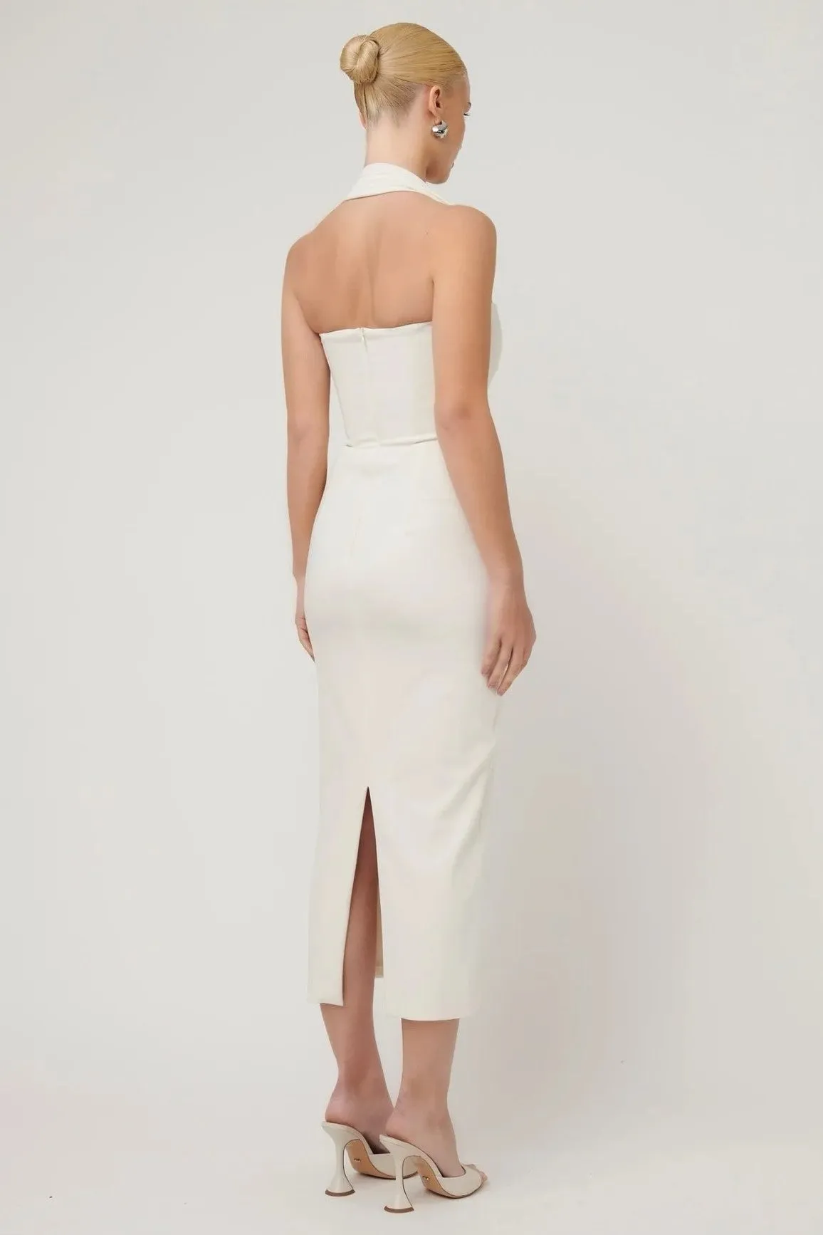 Meline Midi Dress - Ivory