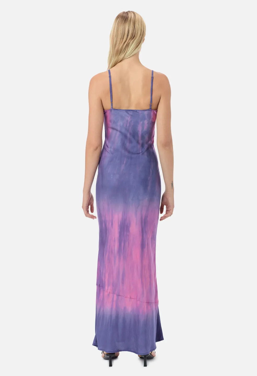 Myrrh Slip Dress / Navy X Highlighter