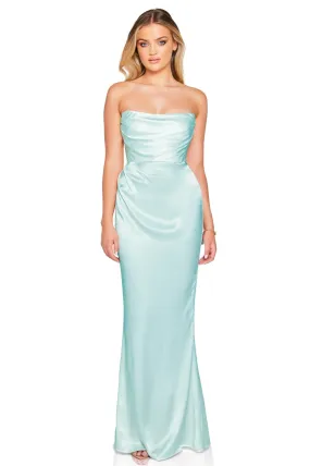 Nookie Emelie Strapless Gown - Mint