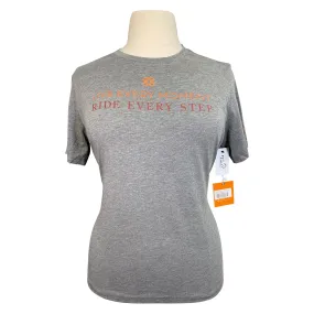 Oughton Live Every Moment T-Shirt in Dapple Grey - Women's Small