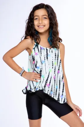 Simply Soft Swing Tank - Batik Rainbow Stars