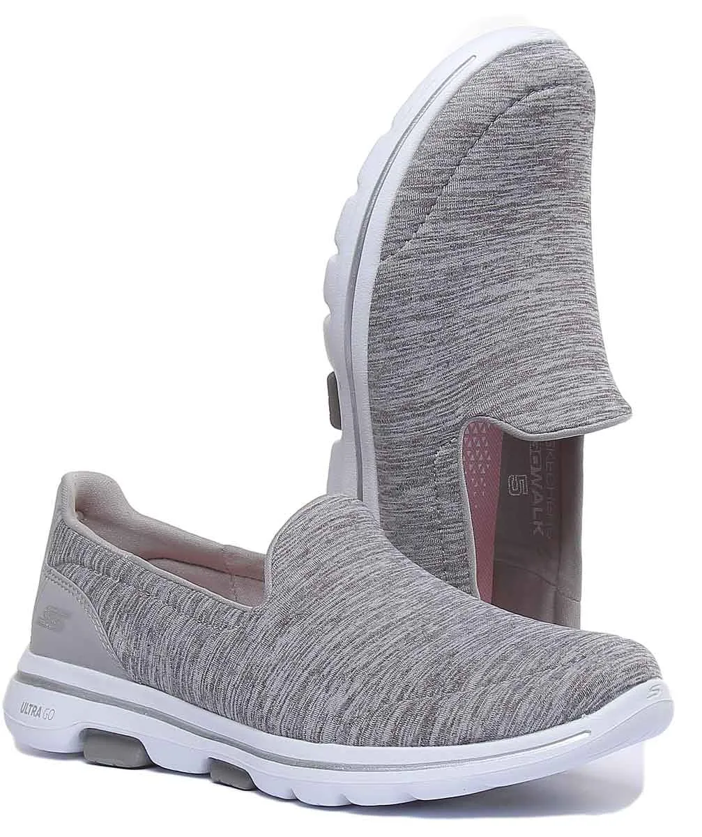 Skechers Go Walk 5 Honor In Grey