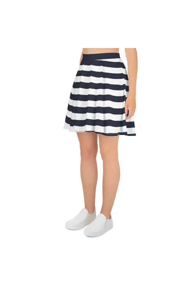 Striped Skater Skirt