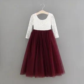 The Jocelyn Dress - Burgundy