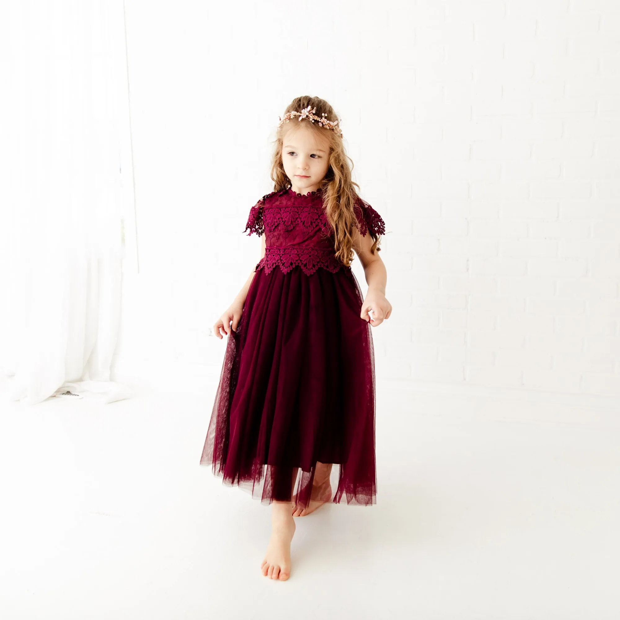 The Sienna Dress - Wine