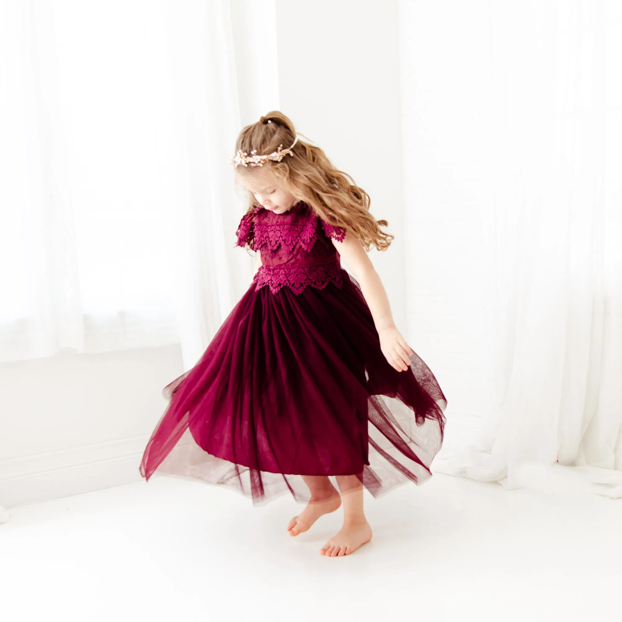 The Sienna Dress - Wine