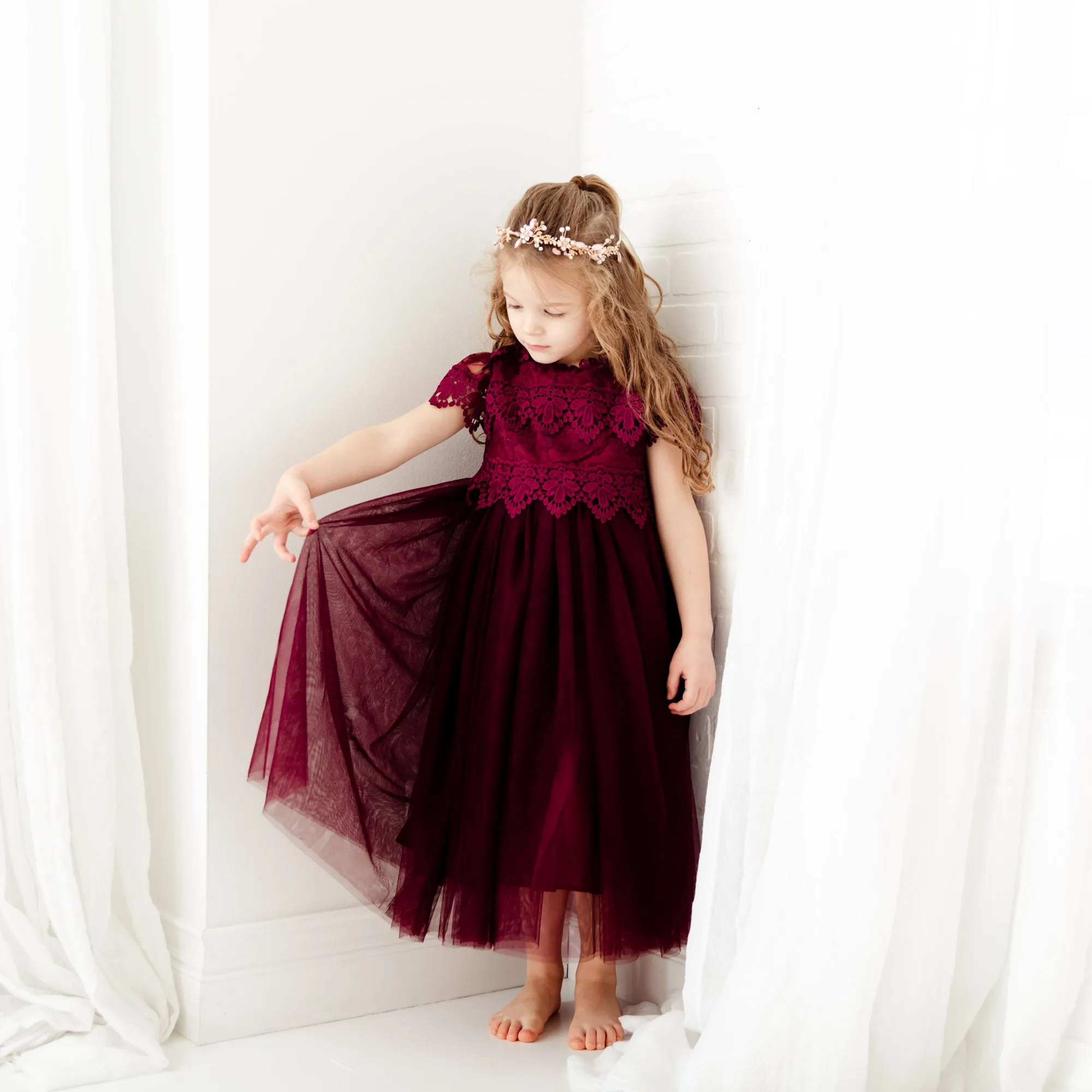 The Sienna Dress - Wine