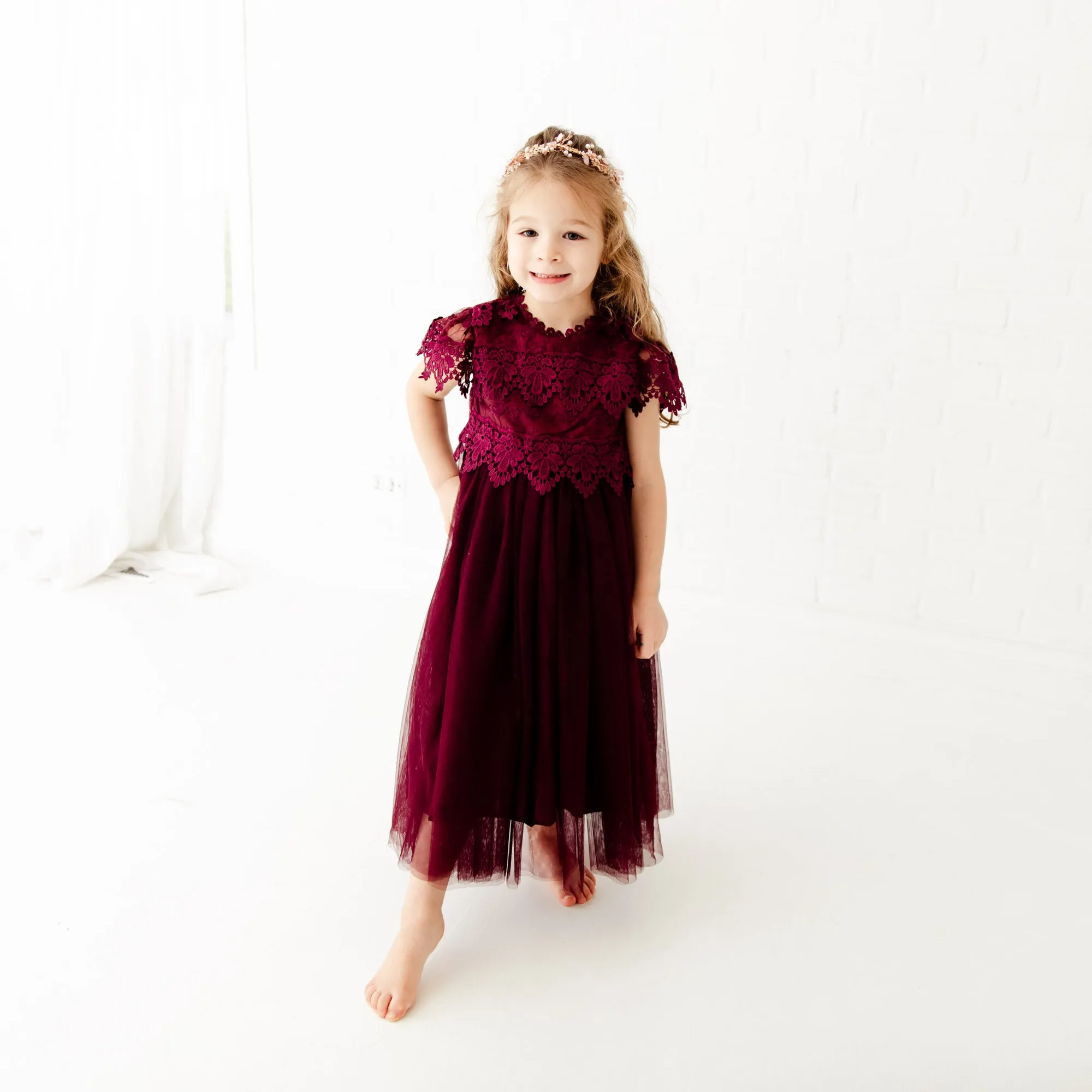 The Sienna Dress - Wine